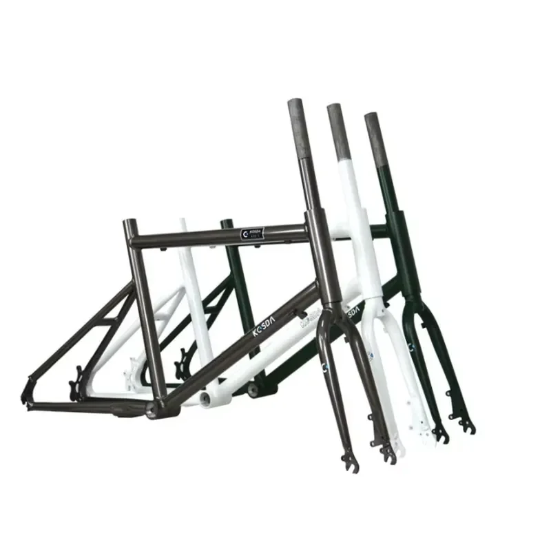 Mini Aluminum Girder Frame for Kids Road Bike Matte Folding 2.5kg Lightweight Children Bicycle Frame Compact Design view 3
