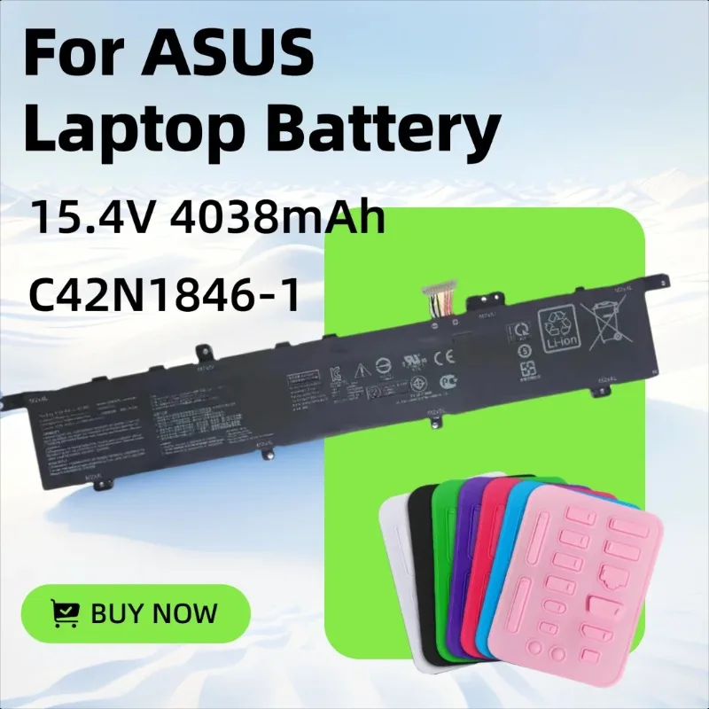 

62WH C42N1846-1 for ASUS ZenBook Pro Duo UX581 UX581G UX581GV UX581GV H2004T UX581GV-XB94T Laptop Battery