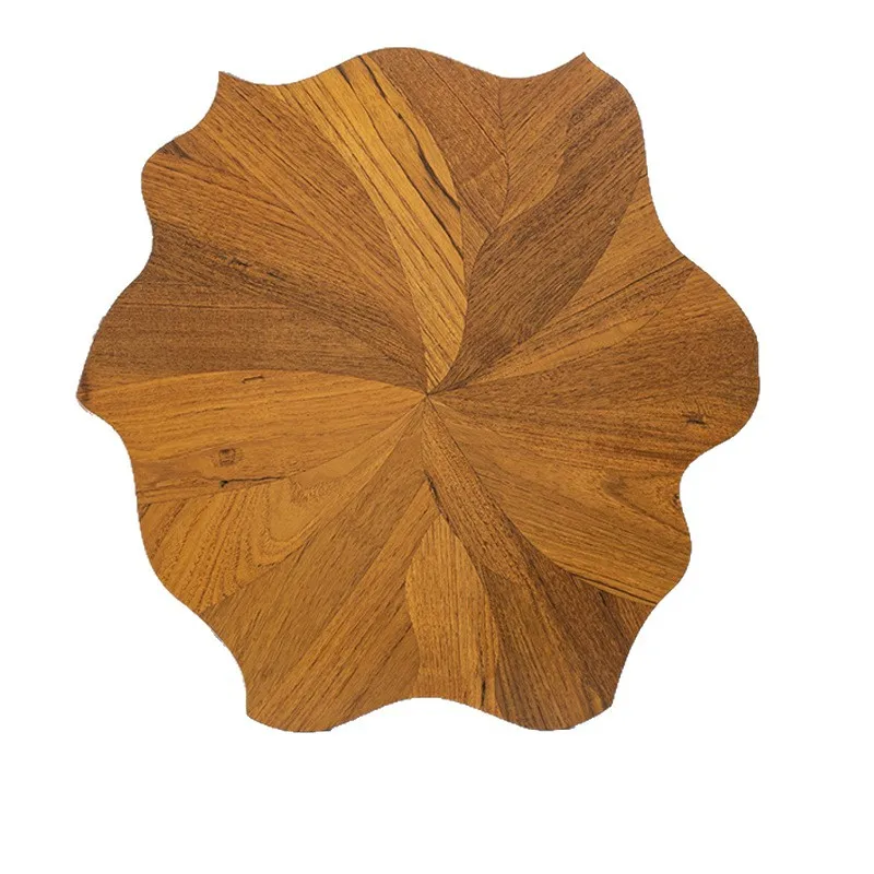Lotus leaf parquet flooring, special-shaped lotus art parquet, multi-layer flooring, patterned lotus flooring