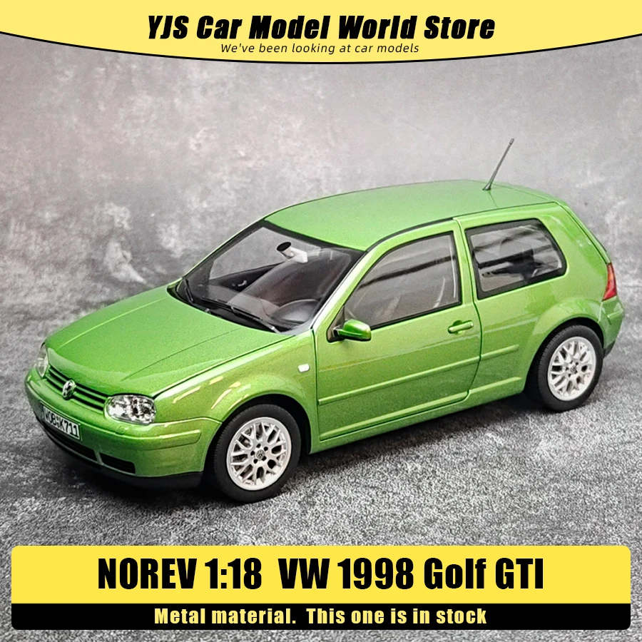 

NOREV литая под давлением модель масштаба 1/18, новинка 1998 года VW Golf GTI, металлическая модель автомобиля, статический дисплей, коллекция праздничных подарков