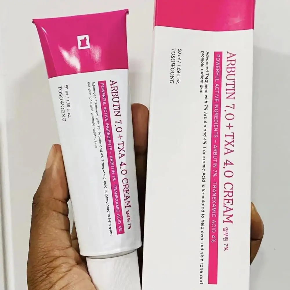 Crema Facial de marca Original coreana Tosowoong Arbutina 7% + ácido Tranexámico 4% decoloración pigmentación tono uniforme de la piel nuevo 50ml cuidado Facial