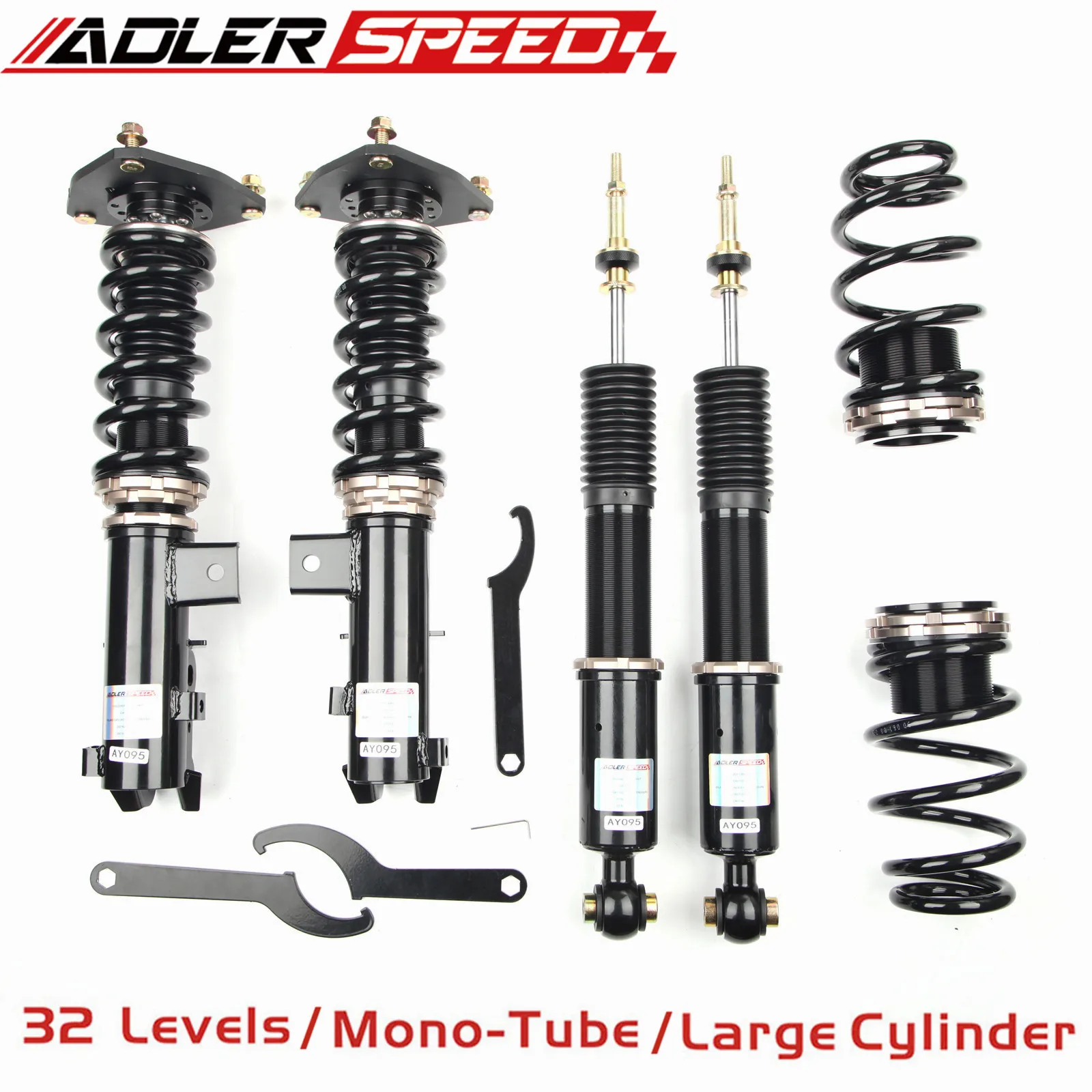

ADLERSPEED 32-ходовой комплект понижающих койловер с регулировкой демпфирования для Kia Forte Sedan (BD) 19-21 для Hyundai Elantra Sedan (AD) 2017-20/