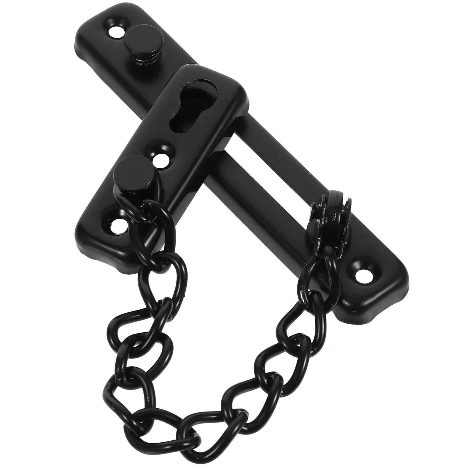 

1 комплект, внутренняя защитная цепная защелка, дверной болт из нержавеющей стали для гостиничного номера, квартиры, офиса, спальни, гаражной дверной замок, защитная защелка