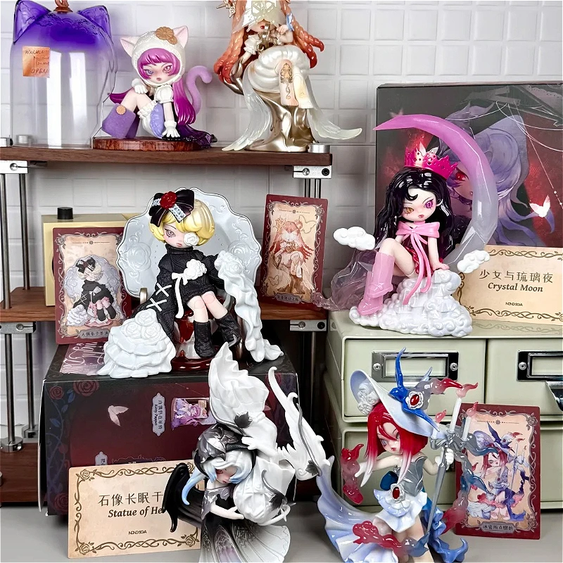 NONO SOVA V2 Midnight of The Dolls Series Blind Box Trendy Action Figure Blindbox Toy Desk Decor Model Mystery Box Surprise Gift