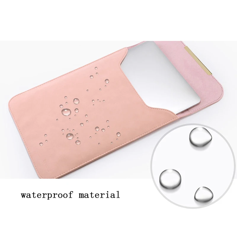 Imagem -05 - Capa de Couro pu para Notebooks para Homens e Mulheres 11 12 14 15 15.6 para Macbook Air 13 Xiaomi Samsung Lenovo Notebook