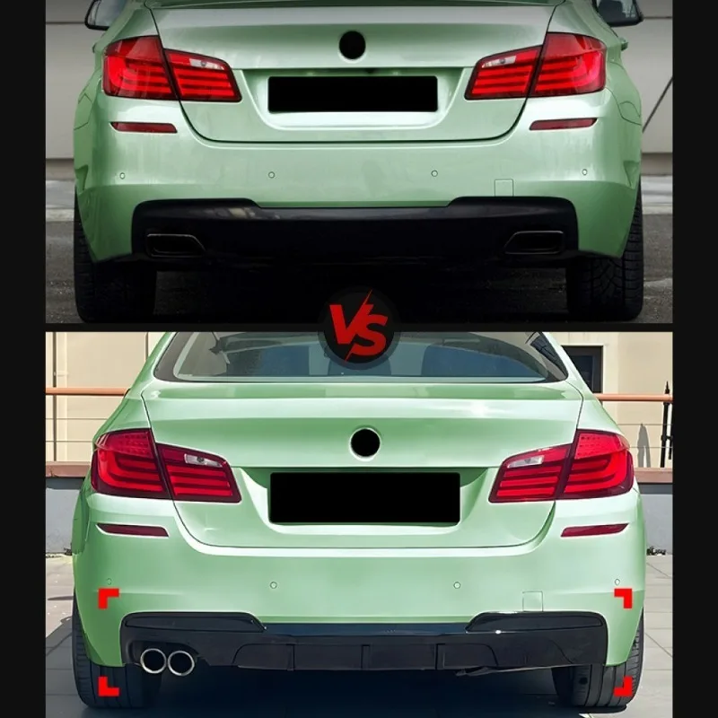 Applicable for BMW 5 Series F10 F11 M Sport MP 2011-2017 Car Rear Bumper Lip Rear Bumper Diffuser Spoiler Exterior Accessories