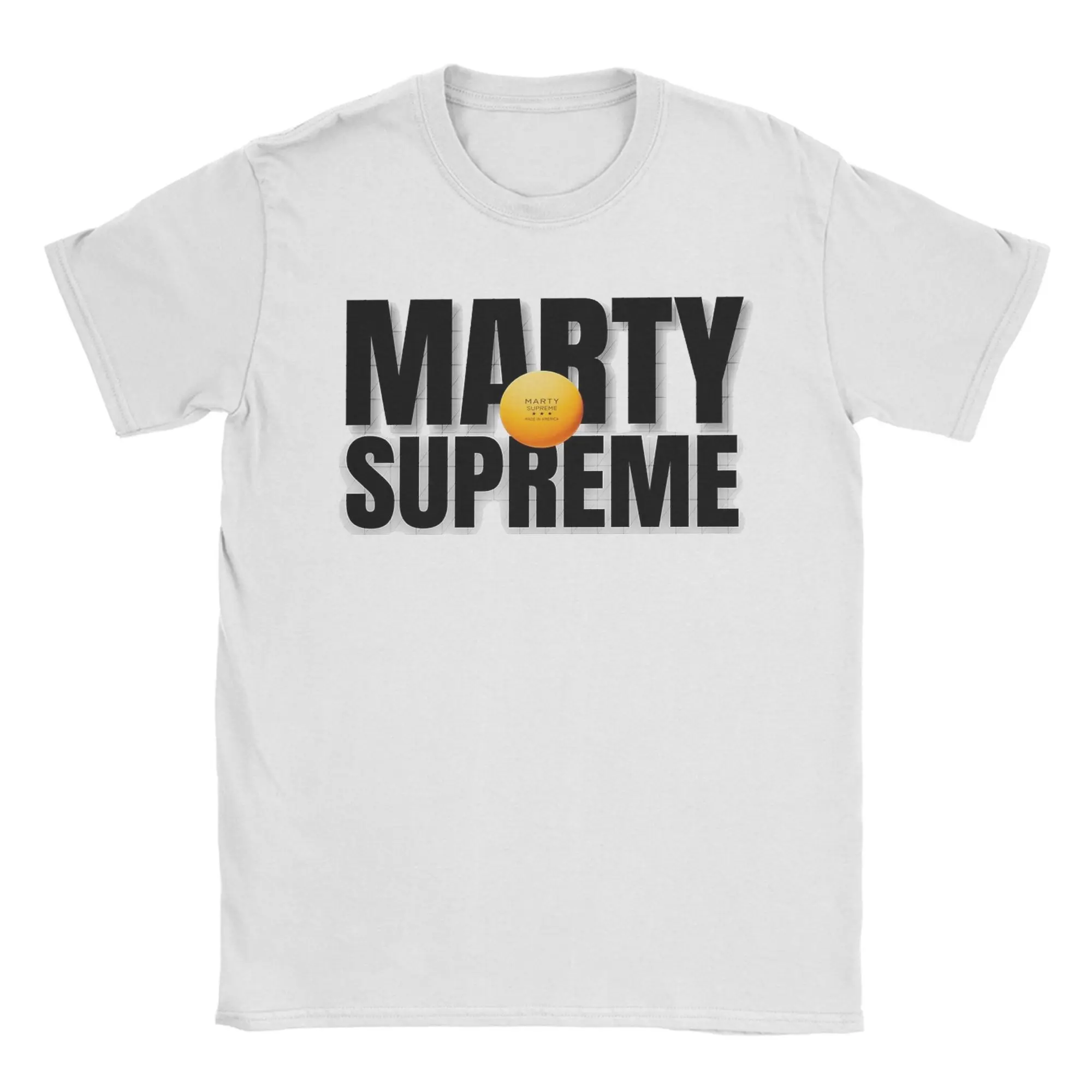 Vintage Marty Supreme Timothee Chalamet  T-Shirts Men Crew Neck Cotton T Shirt  Short Sleeve Tees Summer Clothes