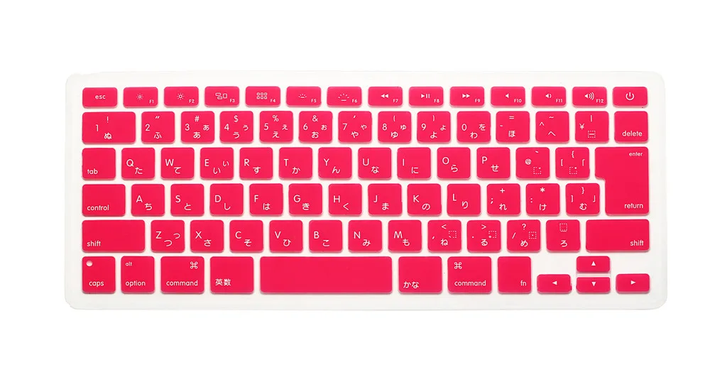 

Japanese Keyboard Cover 2013 2014 2015 Protector For Apple MacBook Air Pro 13 15 17 For Mac Book Air Retina 13.3 15.4 Japan