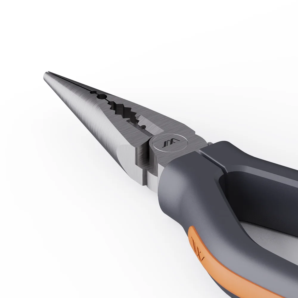 JIMIHOME JM-G1506N 6 Inch Long Nose Plier Multi-function Pliers for Clamping Stripping Electrician Maintenance Repair Hand Tool