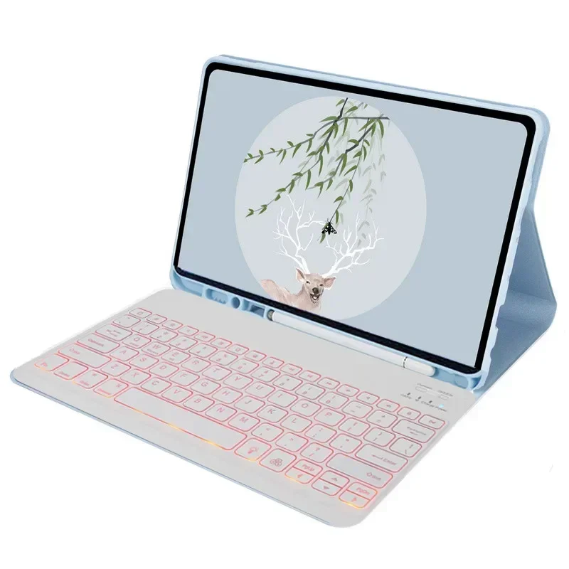 

Keyboard Case for IPad 11 11th Generation A16 2025 Magnetic Backlight Keyboard Cover for IPad 10th Generation 10.9 Inch 2022
