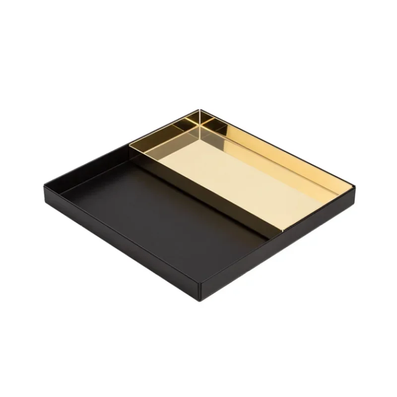 

Modern tray Minimalist home desktop storage tray Hotel clubhouse Bathroom towel tray