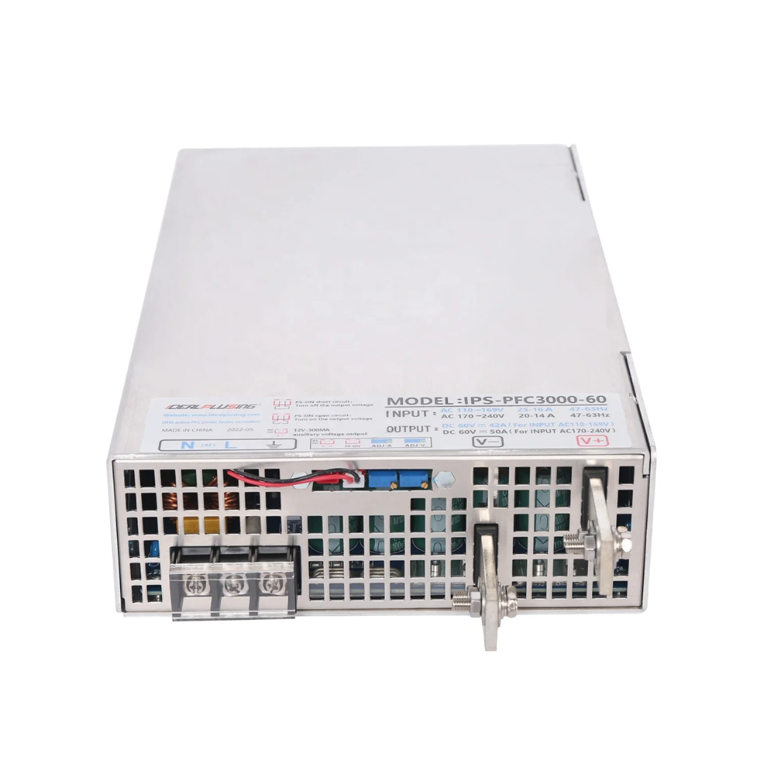 3000w Ac to Dc with Pfc 110V 220v 250v 300v Constant Voltage 1kw 2kw 3kw 24V 36V 48V 60V 72V Switching Power Supply Module Pcb