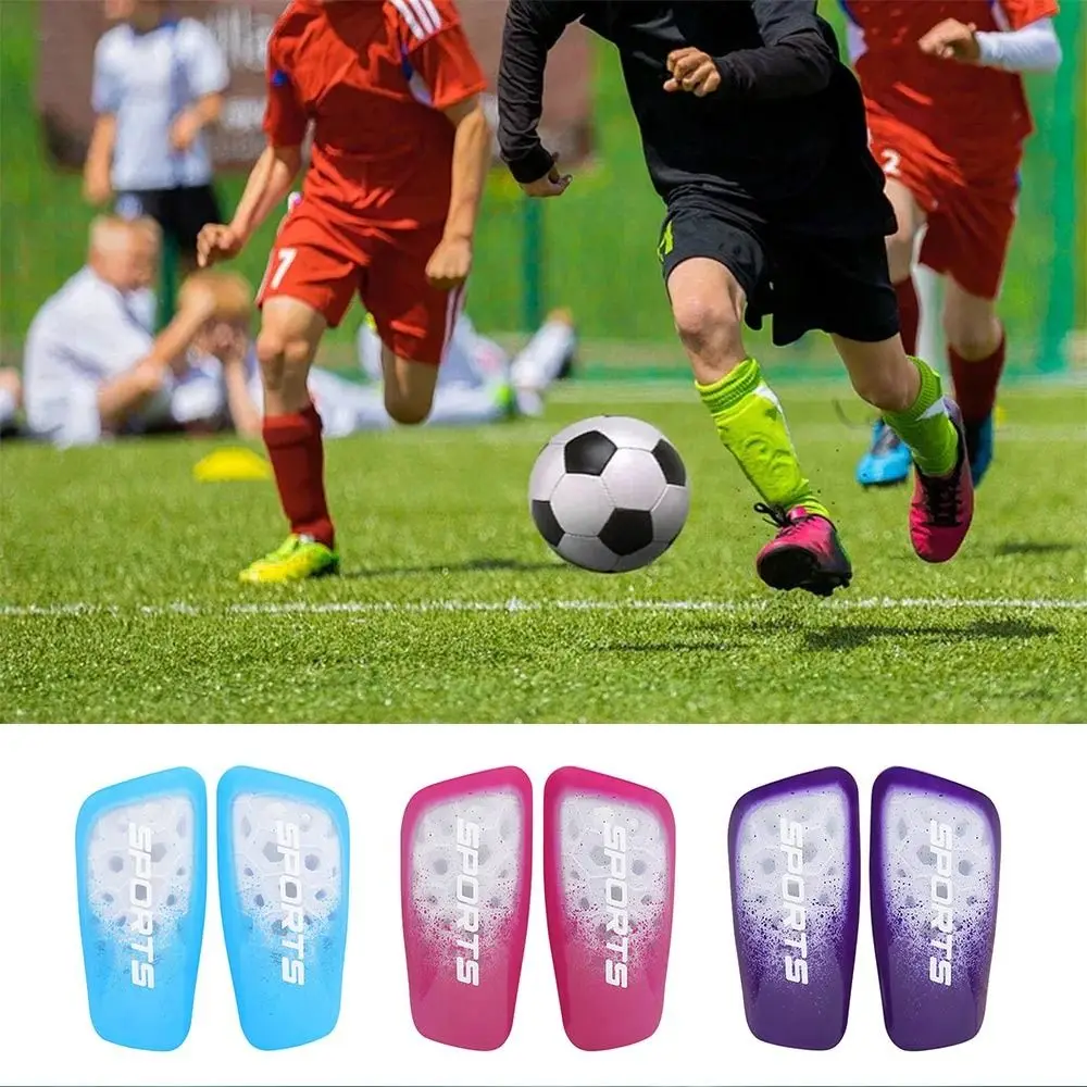 Pelindung Kaki Sepak Bola Multiwarna Plastik Tahan Lama dan Tahan Benturan Pelindung Kaki Busa Sarang Lebah Cangkang Tebal
