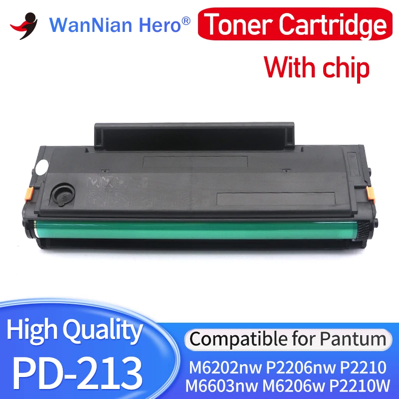 PD213 PD-213 With Chip Compatible TONER Cartridge for Pantum M6202 M6202w M6202nw P2206 P2206w P2206nw M6206w M6603nw P2210w