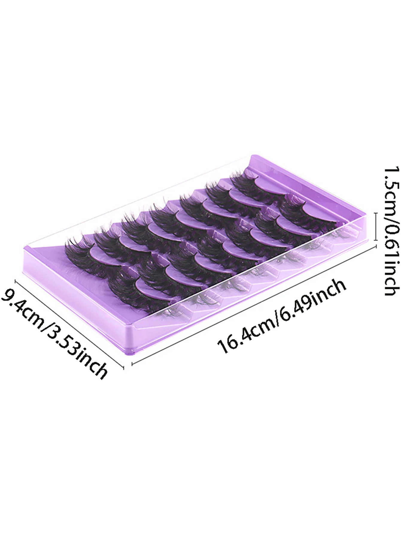 7 pares de cílios postiços encaracolados naturais fofos e brincalos, extremamente naturalmente, maquiagem de olhos fofa e viva