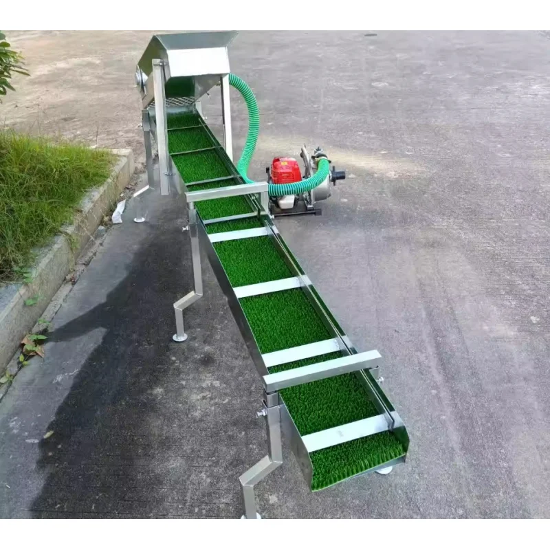 بيع المصنع مباشرة المنتقى صندوق سلويس صغير مع آلة غسل الذهب فاصل العشب المحمولة