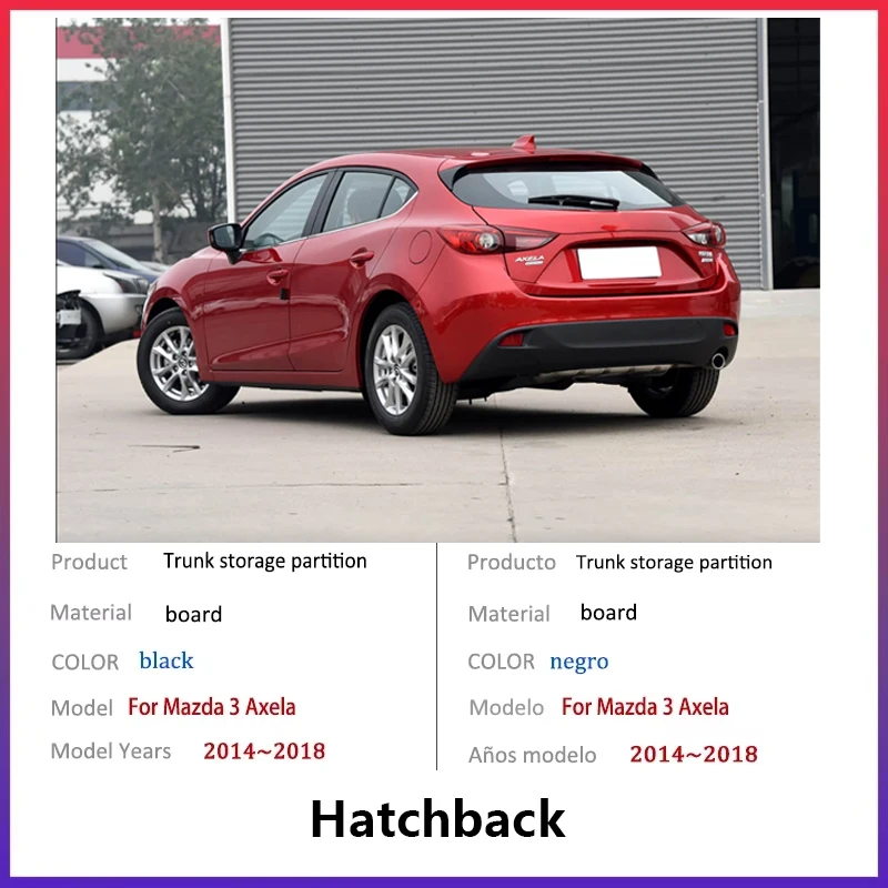 

For Mazda 3 Axela BM BN 2014~2018 2015 2016 2017 Car Trunk Storage Partition Multifunction Storage Box Auto Interior Accessories