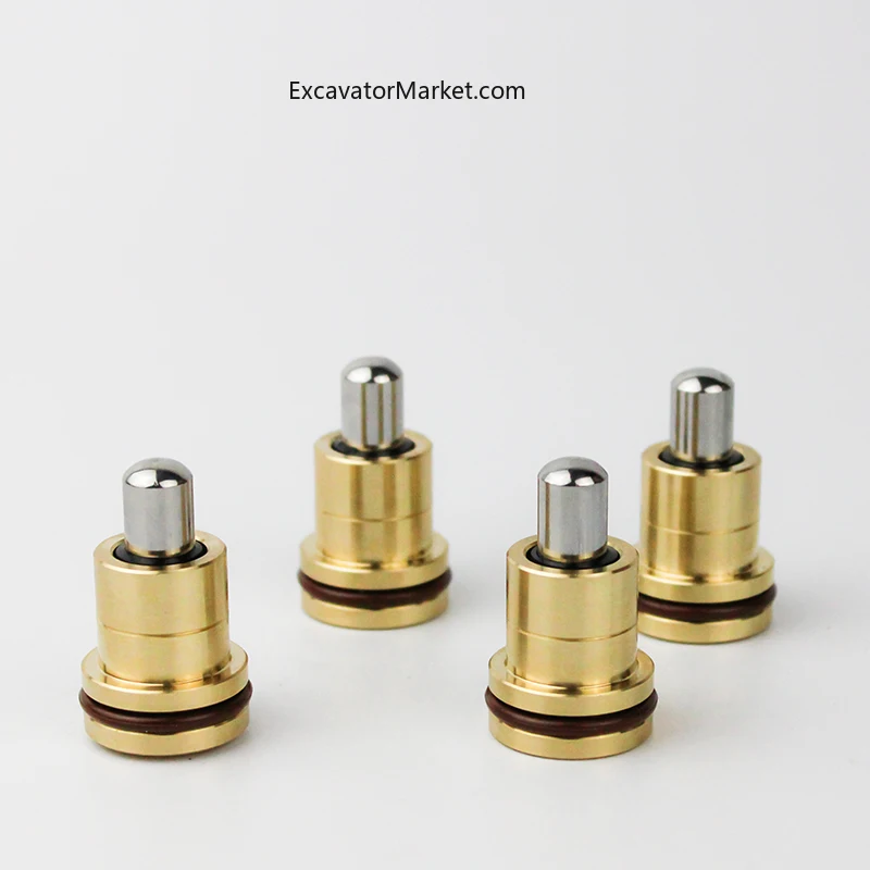 For Hitachi Zax55 60 70 120 200 330/3/5/6 Walking Foot Valve Sub Bullet Excavator Accessories Excavator Accessories