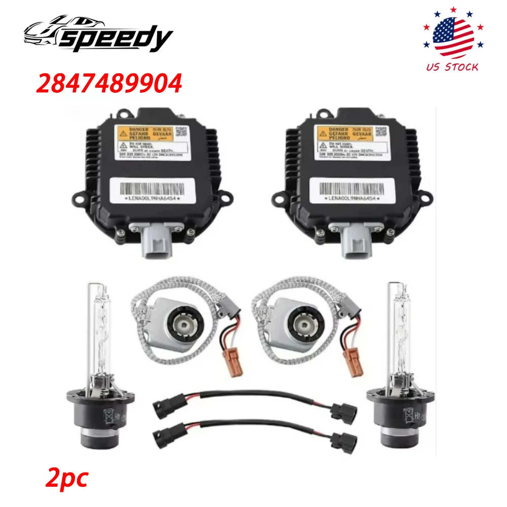

28474-89904 2847489904 2 шт. для 2007-2015 Infiniti G35 G37 Q40 Q50 ксеноновый балласт воспламенитель HID D2S комплект ламп 284748991B 2847489907