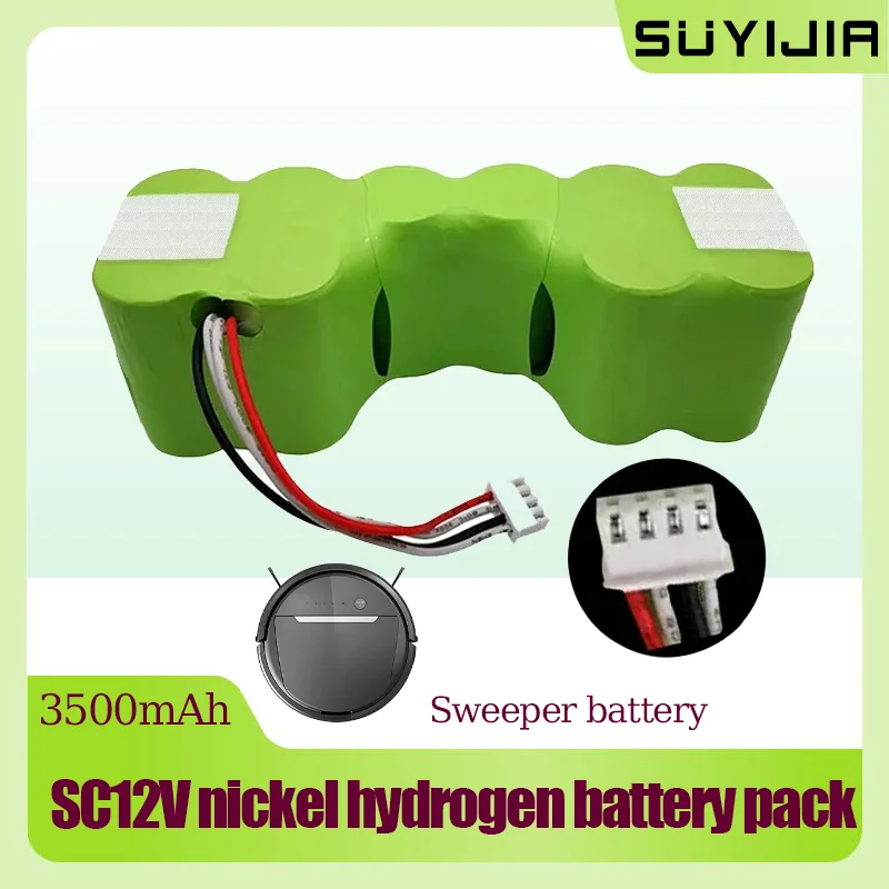 

SC12V Ni-MH Battery Is Suitable for Ecovacs DD35 DE55 DE5G DM88 Sweeper Battery Deebot 610 901 902 Robot Cleaner Battery Pack