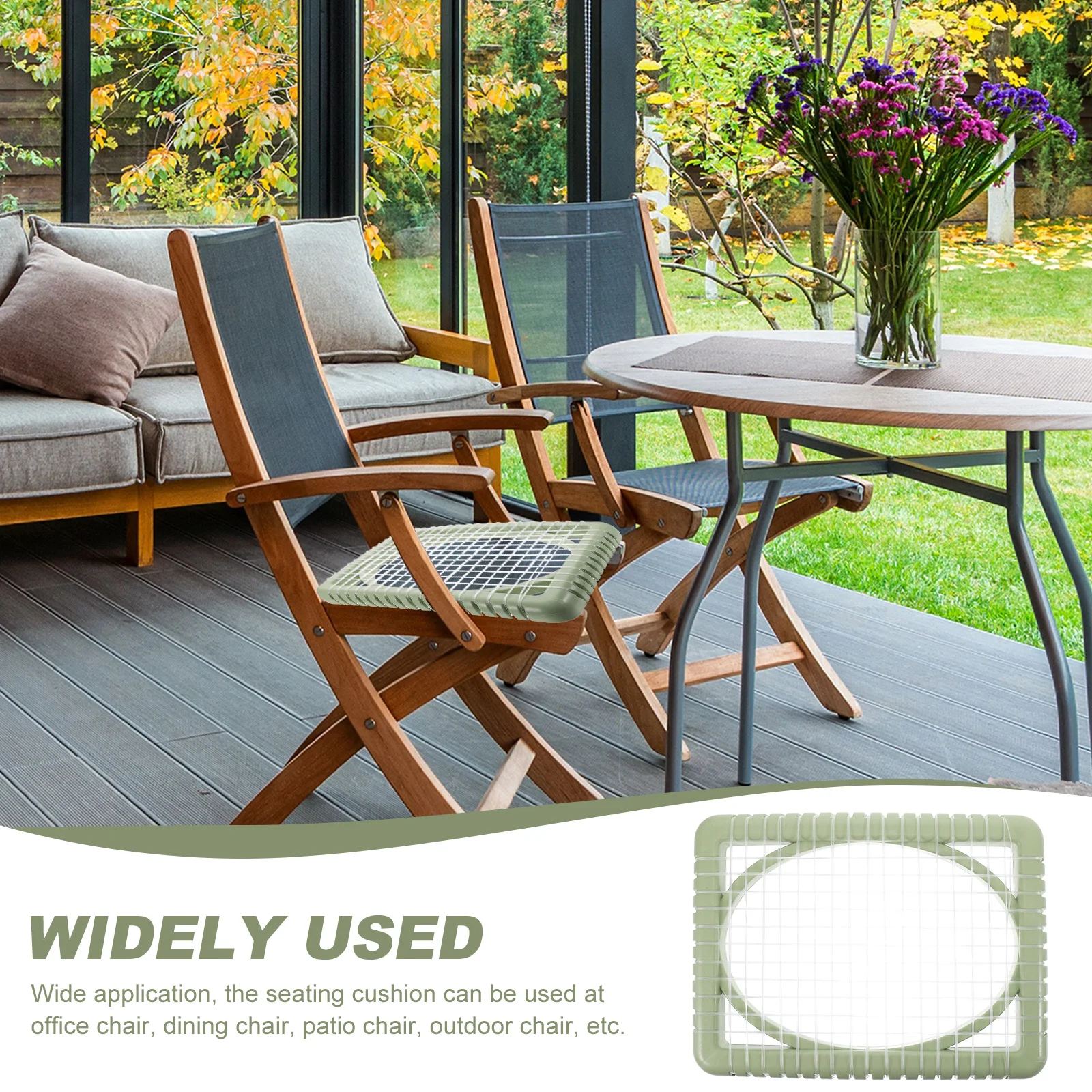 

Cooling Mesh Chair Cushion Breathable Reusable Seat Pad for Office Dining Patio Stool Cooling Seat Cushion Reusable Chair Pad