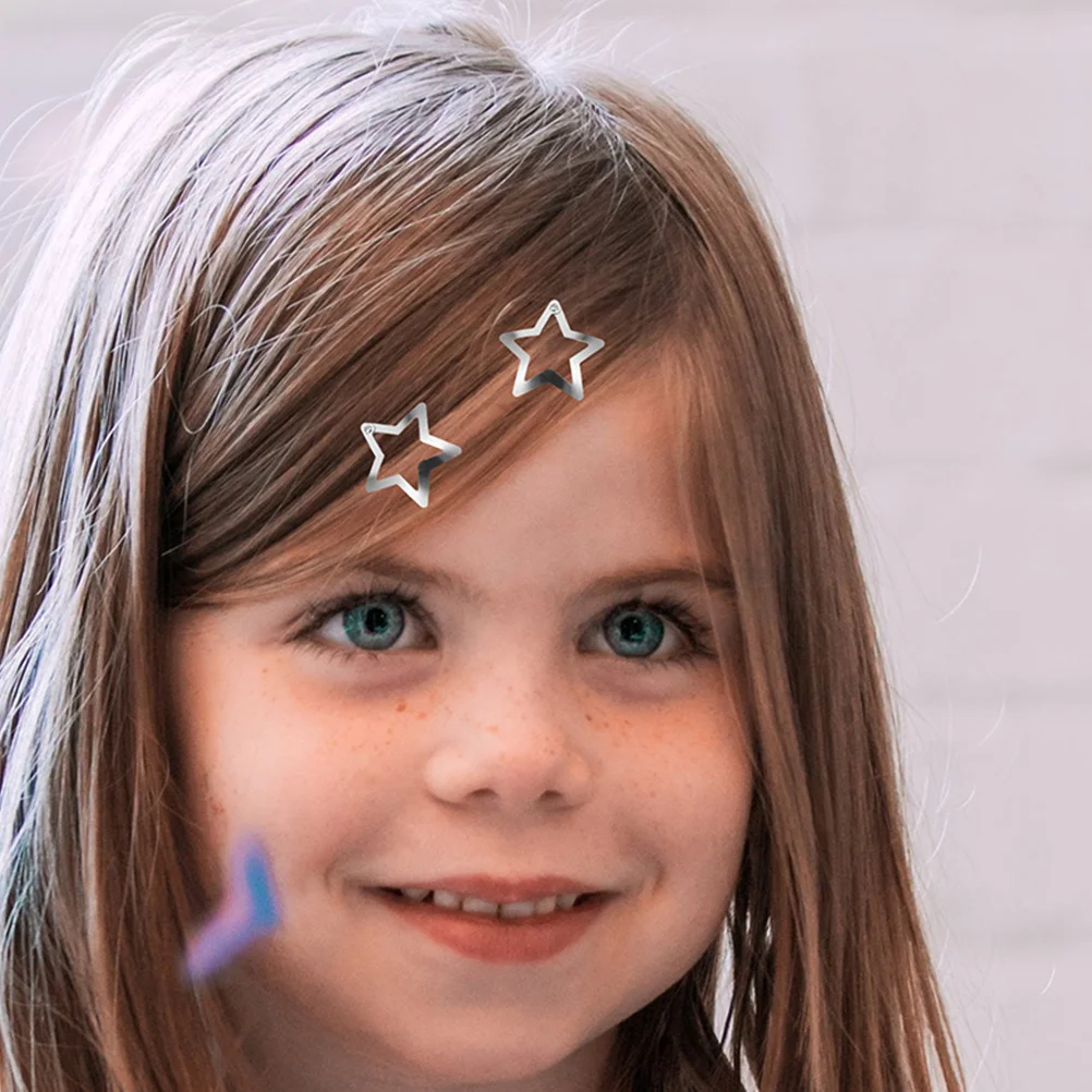 

40pcs Star Clips For Women Small Snap Hairpins Durable Metal Star Hair Accessories For Short Hair Styling Tools