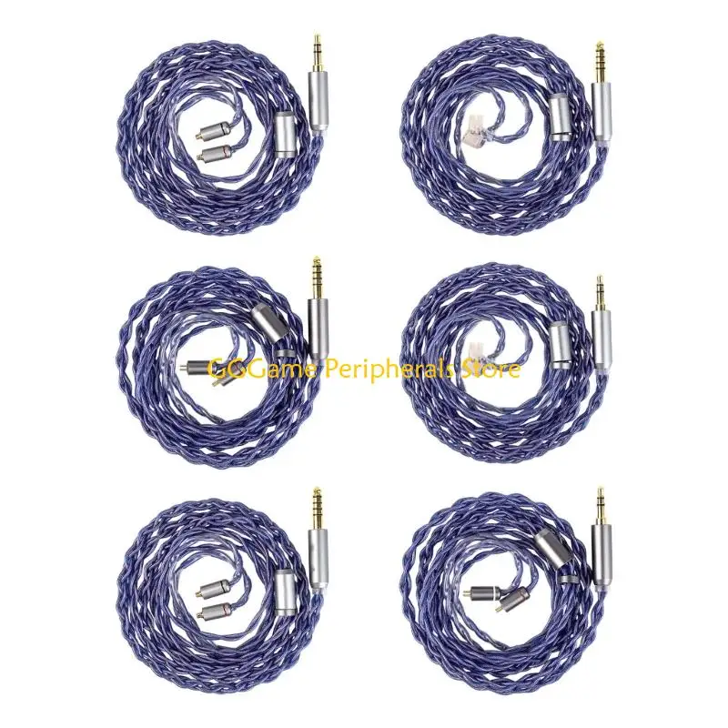 U55B OFC 4Core Music Cable With Soft Rubber Coating Headphone Cable For Comfortable Wearing Experience For Music Lovers