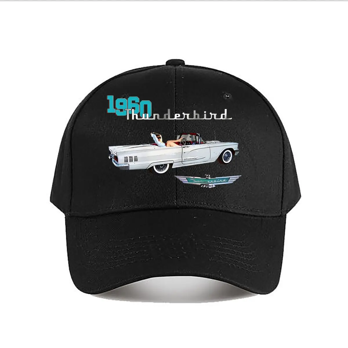 

Thunderbird Car Vintage Auto Art Print Baseball Cap