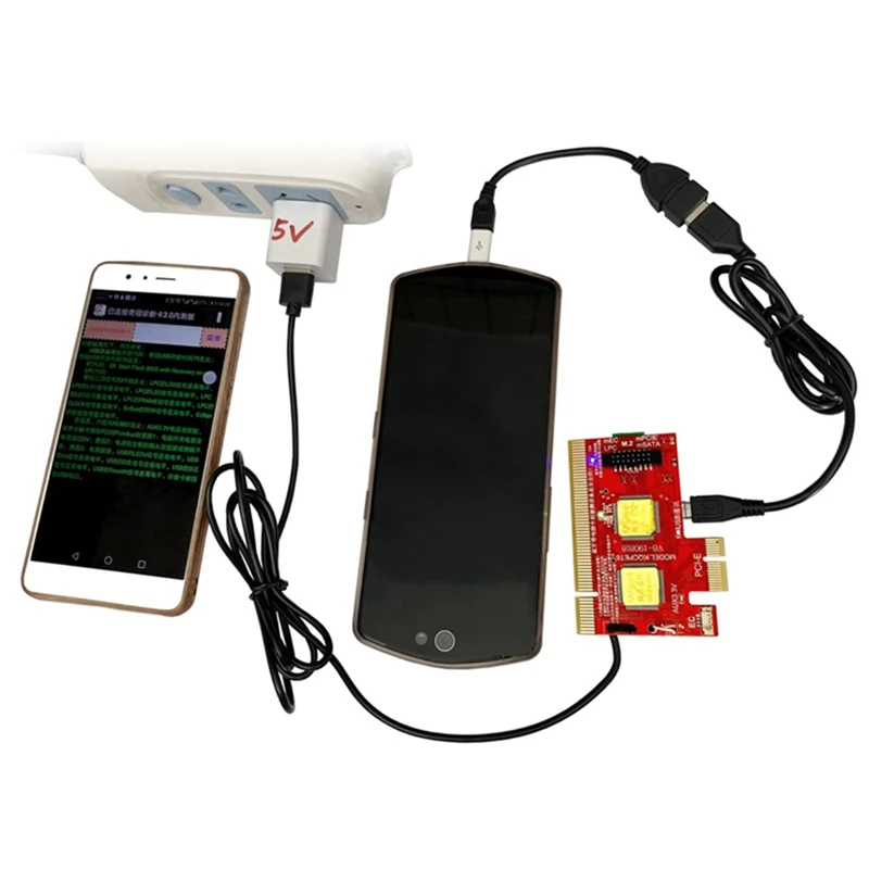 V8แล็ปท็อปเดสก์ท็อป PC Universal Diagnostic Test Debug King Post Card สนับสนุน PCI PCI-E Minipci-E LPC DDR3/4