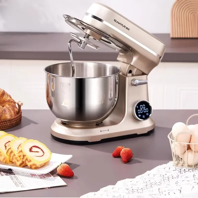 2026 DC Quiet Chef Machine for Home Use Small Dough Kneading Food Processor for Commercial Kitchen Bread Making Pasta Mixing