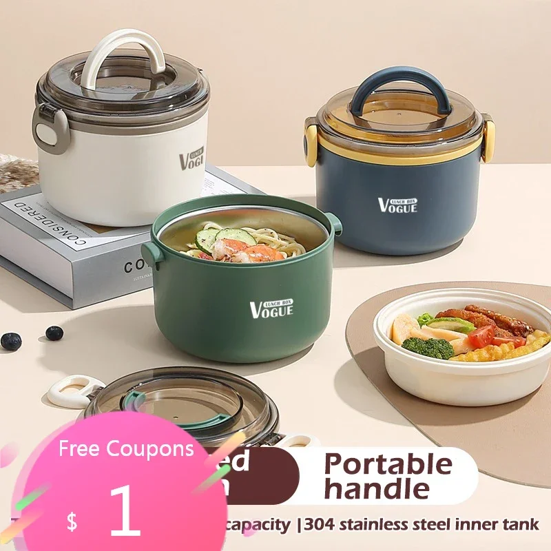 

Food Thermal Jar Insulated Soup Thermos Bottles Stainless Steel Lunch Box Drinking Cup Bento Lunch Box Women Hot Food Container