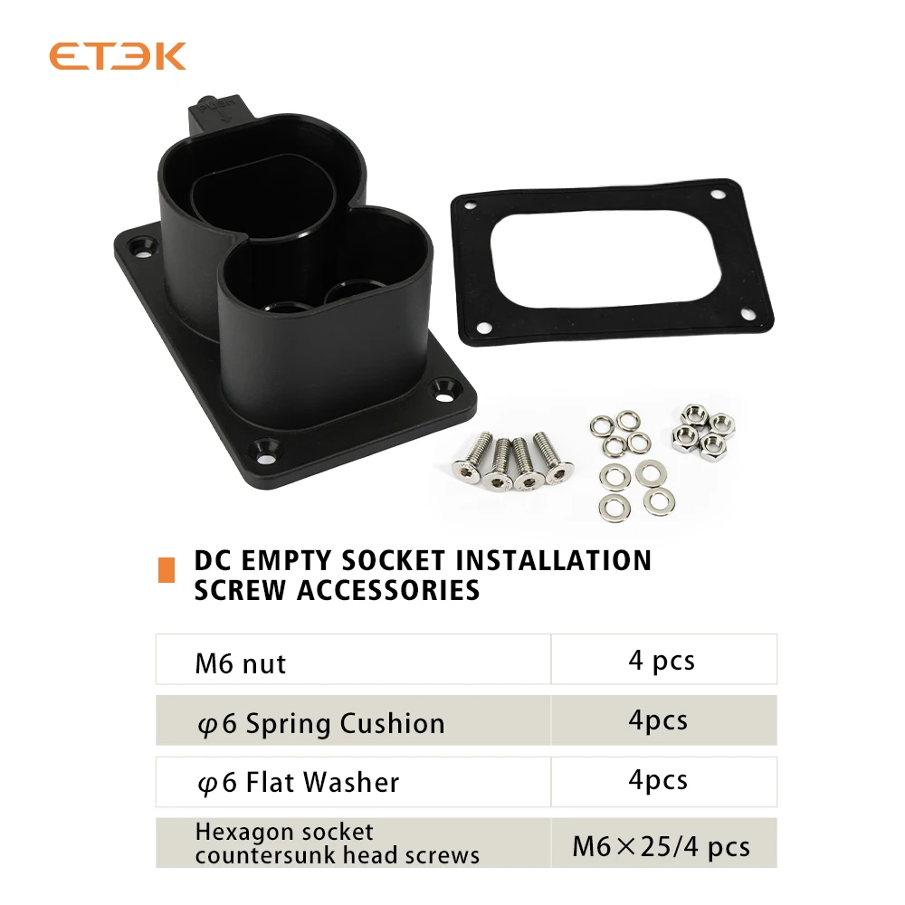 ETEC EV-Support de chargeur pour véhicule électrique, étui S6, câble de charge de type 2, protection supplémentaire, boîtier mural principal