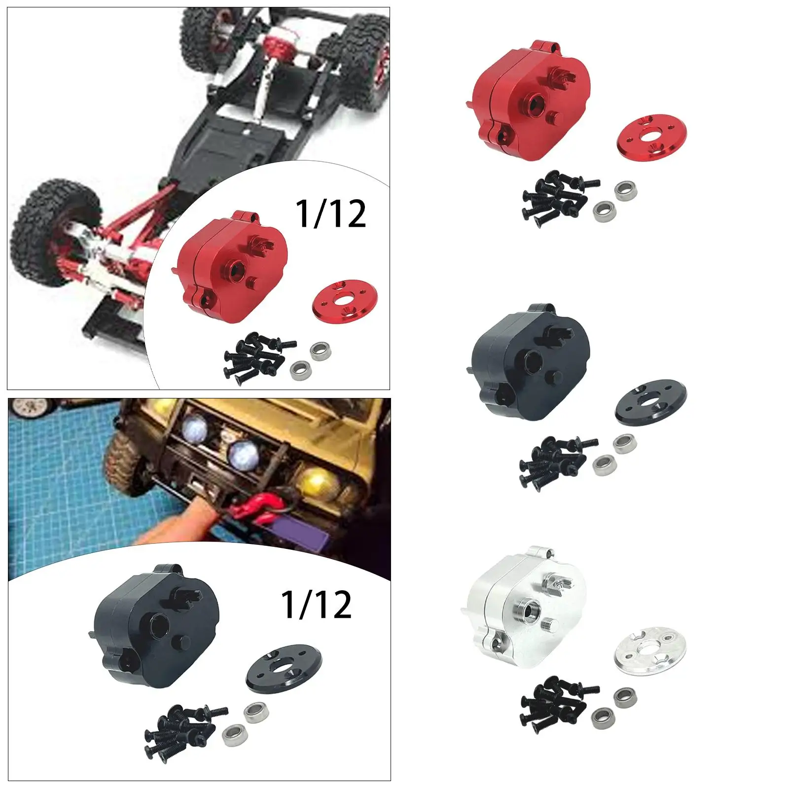 RC Auto Getriebegehäuse RC Autoteil für 99S MN168 1/12 RC Auto DIY Accs