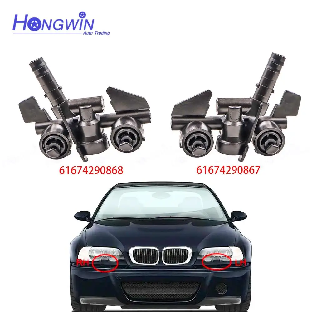 New Headlight Washer Spray Nozzle Headlamp For 1997-2003 BMW 3 Series E46 M3 323i 325i 330i 61674290867 61677066848 61677066847