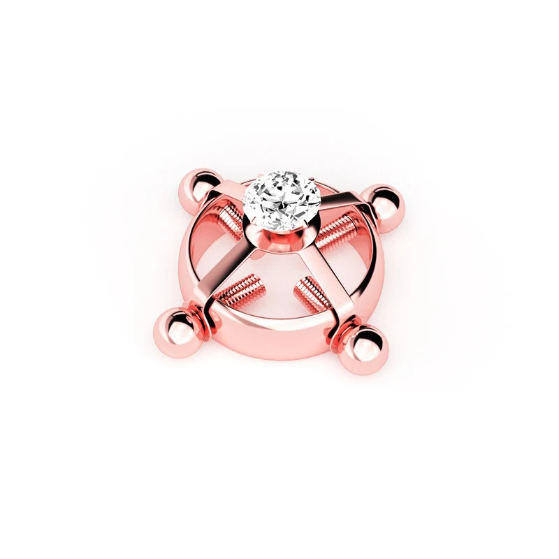 ألعاب الجنس للنساء الفولاذ المقاوم للصدأ الزركون الحلمة المشابك خواتم دون ثقب Bdsm عبودية المعدات الغريبة الملحقات الحميمة #3