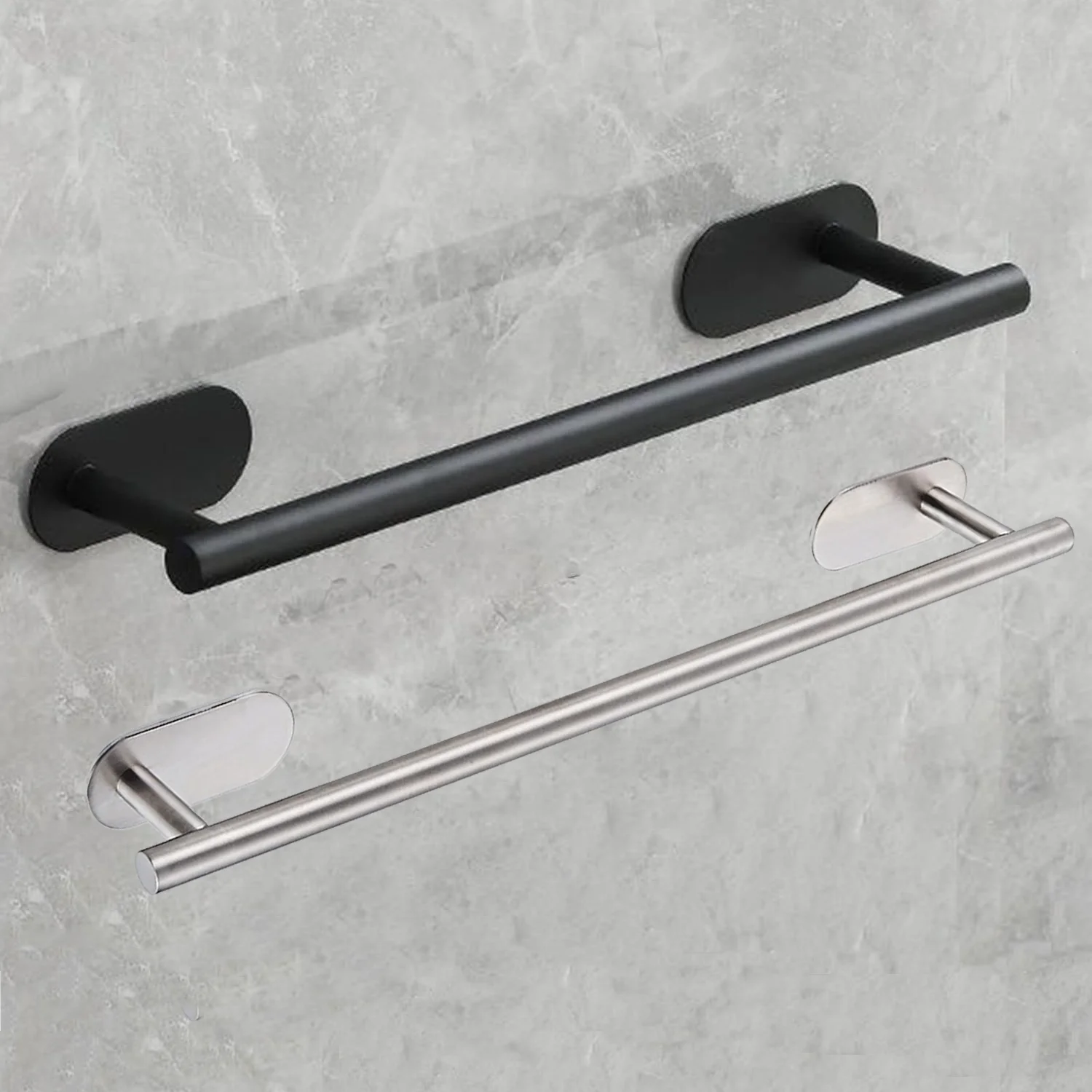 

Самоклеящаяся вешалка для полотенец для ванной комнаты Вешалка для полотенец Клейкая вешалка для полотенец для ванной комнаты Настенный Нержавеющая сталь Ванная комната Кухня