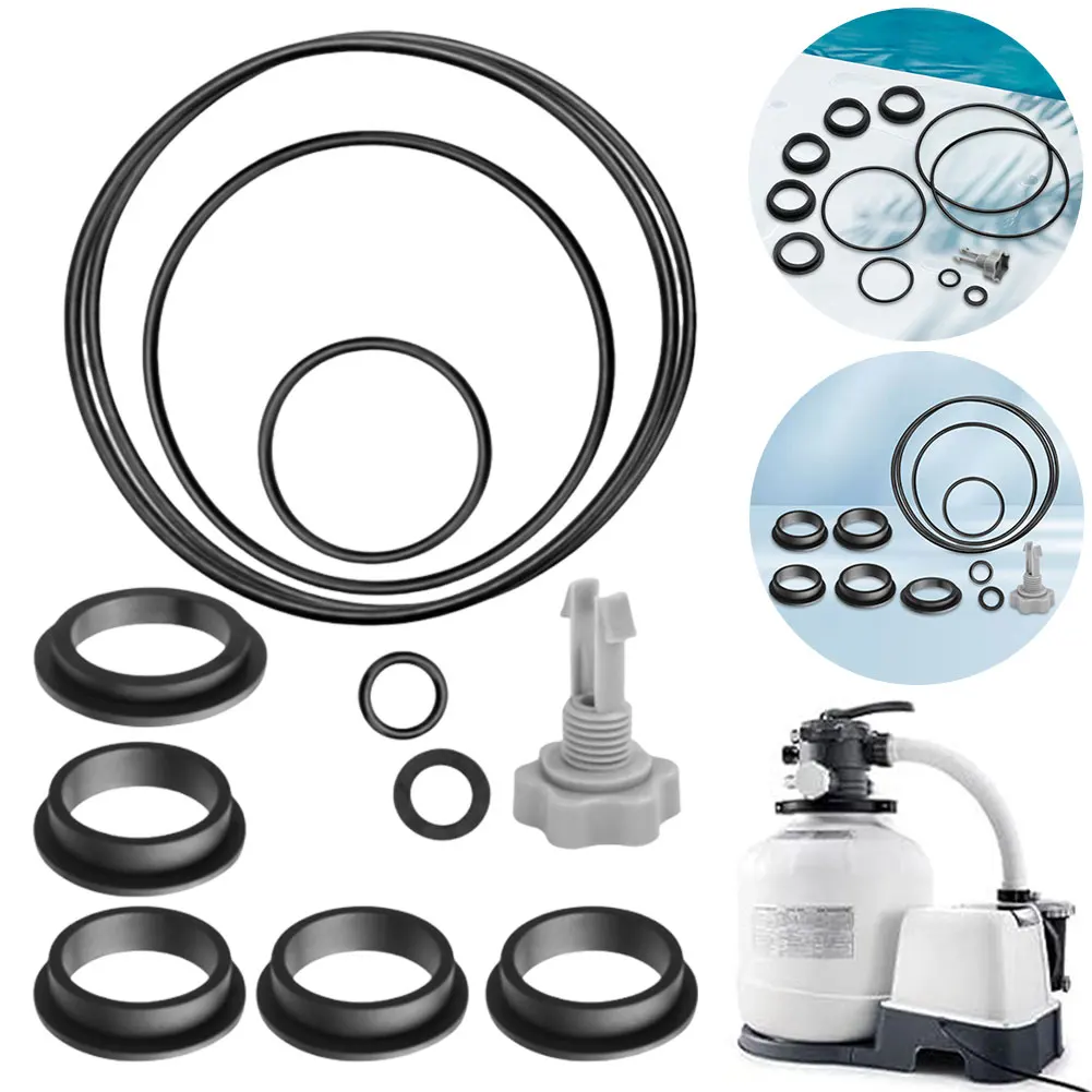 Sand Filter Pump Seal Gasket Parts Air Release Valve & O-Rings Compatible with Intex Sand Filter Pumps