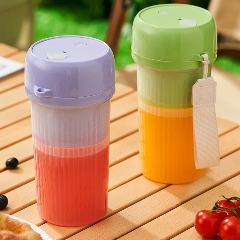 340 مللي عصارة كهربائية طازجة قوية سحق الجليد اللاسلكية خلاط صغير محمول زجاجة مستخلصات العصير كوب خلاط عصائر #2