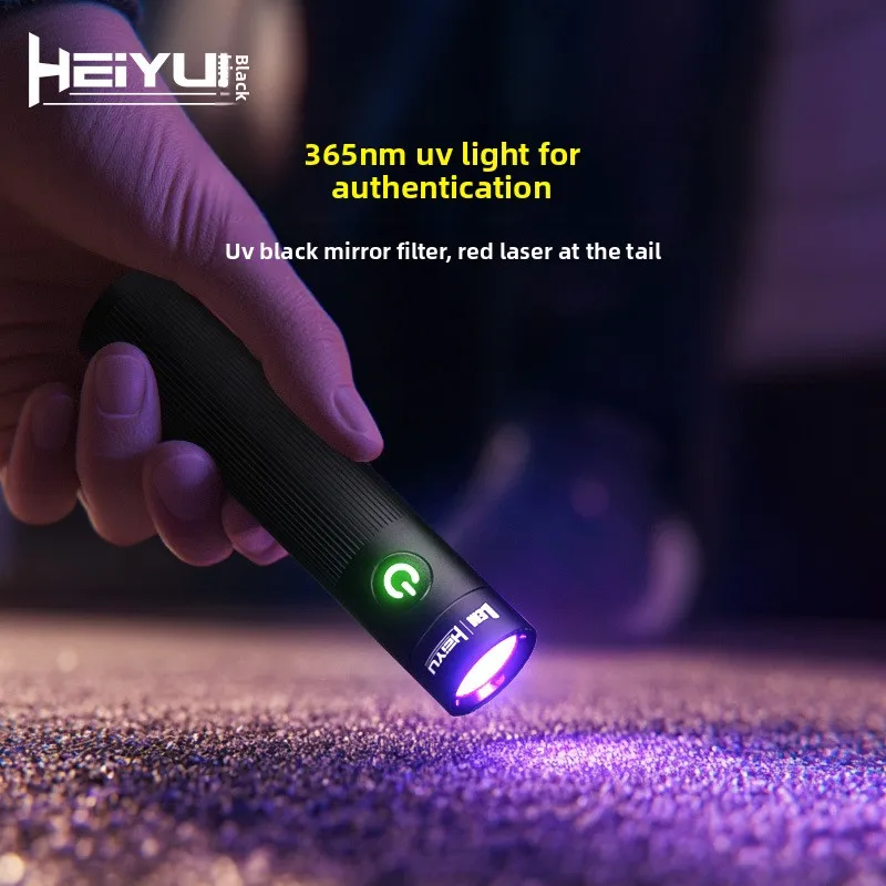 

Фиолетовый УФ-фонарь для идентификации, проверки банкнот и нефрита, флуоресцентная УФ-лампа