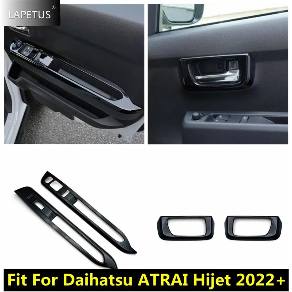 Car Accessories Inner Door Armrest Window Lift Button Switch Panel / Handle Bowl Decor Cover Trim For Daihatsu ATRAI Hijet 2022