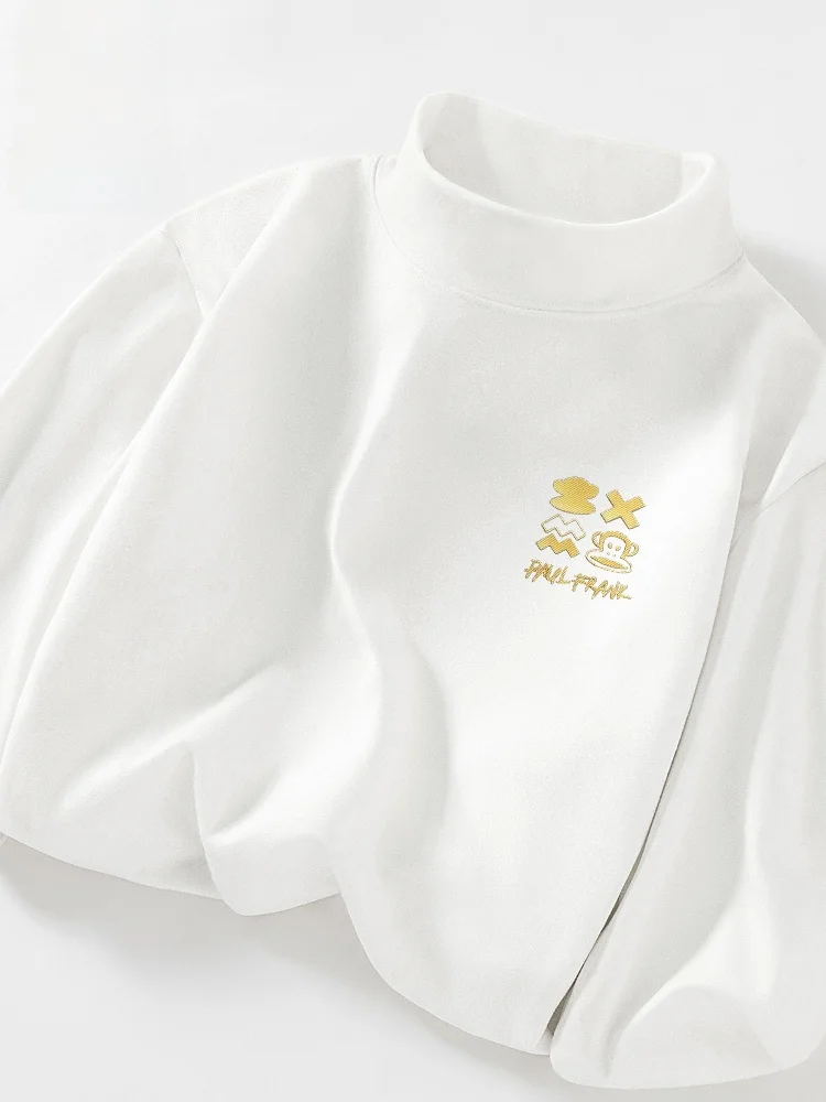 

Двусторонняя мужская футболка с длинным рукавом и высоким воротником, зимняя, теплая, дышащая, антибактериальная, быстросохнущая.