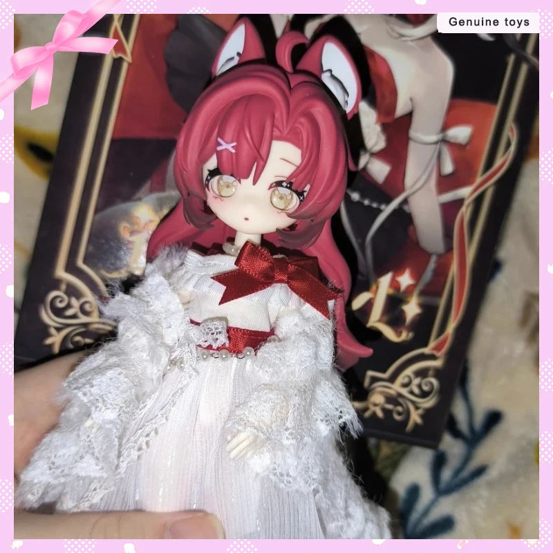 في بقعة ميكي صندوق أعمى اليدوية القلب Bjd صندوق أعمى دمية 1/12 دمية المحمول الديكور عروسة كارتون جمع هدية عيد ميلاد