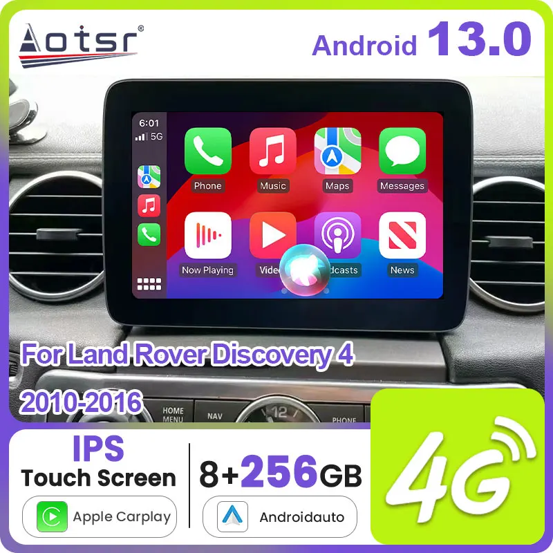 

Android 13 8 + 256G для Land Rover Discovery 4 2010-2016, автомобильное радио, GPS-навигация, головное устройство, GPS, мультимедийный плеер, аудио, стерео