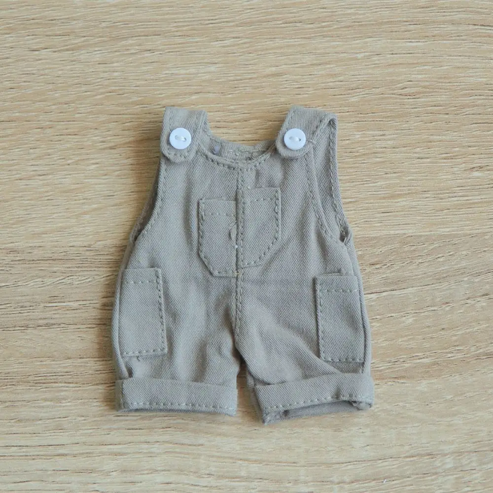 Overall Plush Doll Clothes Suspender Pants Colorful Plush Bear Clothes Dressing Game Mini 12cm Cotton Doll's Clothes