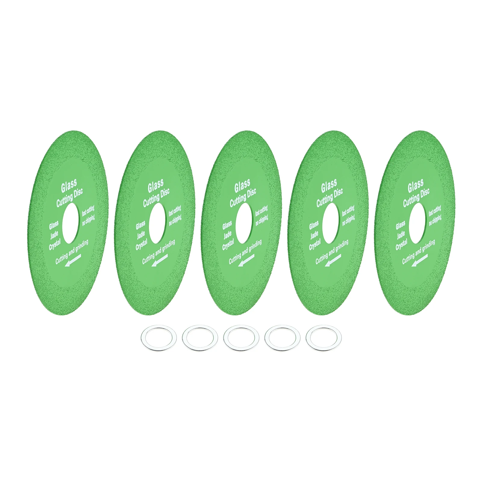 5 peças disco de corte de vidro para moedor de ângulo ferramentas de cortadores de vidro ultrafinos para moagem de cerâmica/cristal/telha/jade/garrafa de vinho.