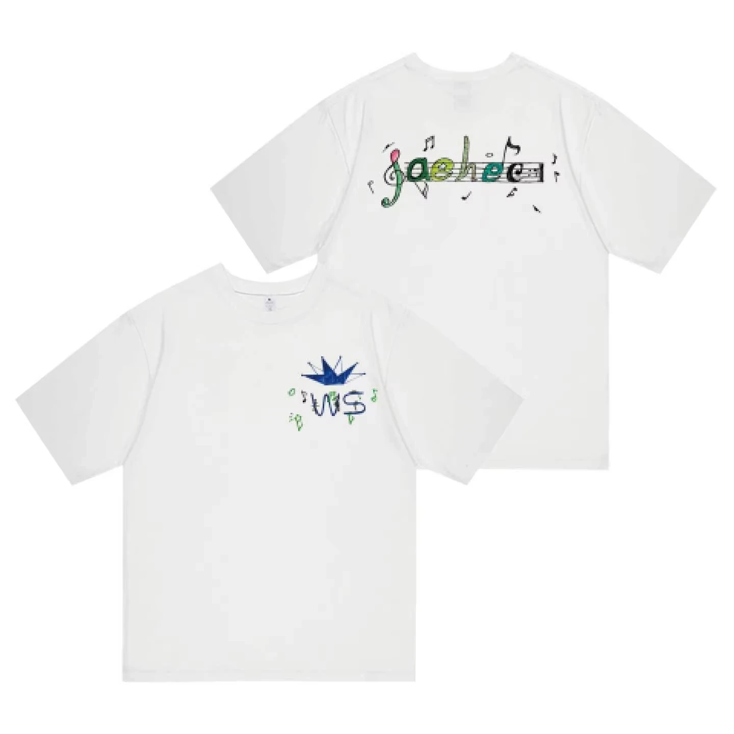 2026 Summer Vintage Oversized T‑Shirt For Adults Hip Hop Cute Mini Chest Print Multi Style Art Loose Short Sleeve Street Tee