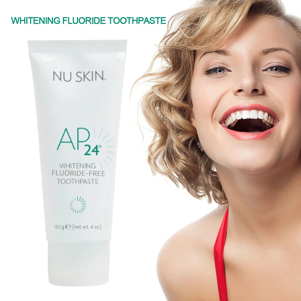 

Remove Plaque Stains Care Nu Skin AP 24 Whitening Fluoride-Free Toothpaste 110g