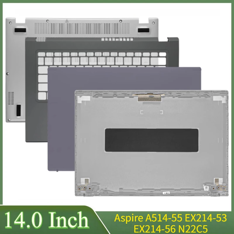 

14 Inch New For Aspire A514-55 EX214-53 EX214-56 N22C5 Laptop LCD Back Cover Front Bezel Palmrest Upper Bottom Case