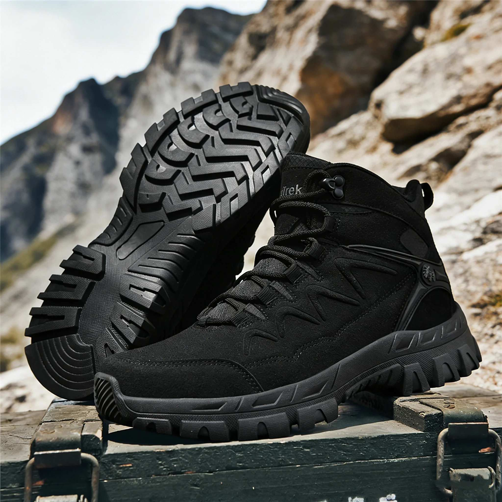 

Mountaineering shoes, waterproof, non-slip, cross-country travel climbing shoes, professional outdoor hiking boots