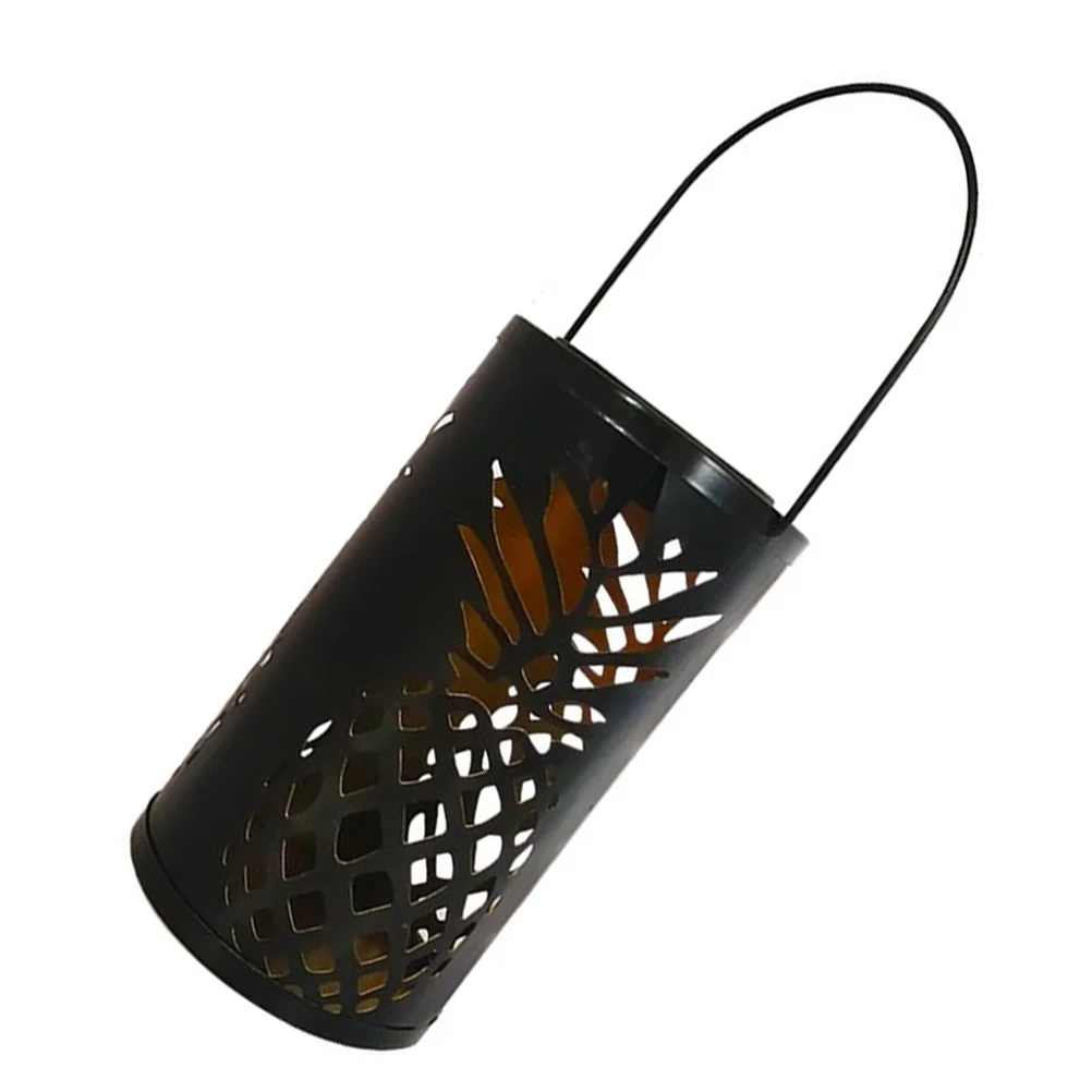 

1pc Solar Light Outdoor Garden Hanging Lamp Pineapple Design Iron Craft Waterproof For Porch Yard Patio Backyard Decor